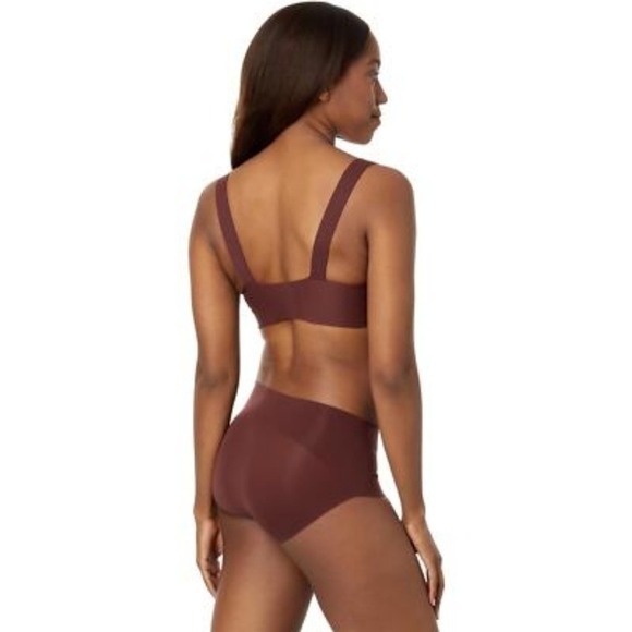 SPANX‎ Bra-llelujah Back Smoothing Front-Close Bra Brown 38D NWT - Picture 2 of 10